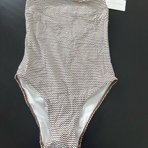 Patterned One-Piece Swimsuit